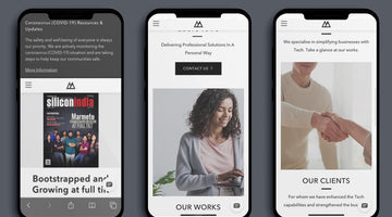 Long Scrolling: Mobile View